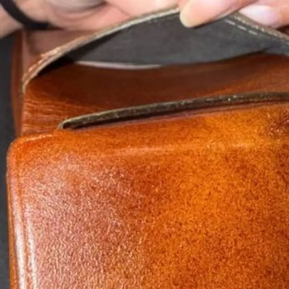Vintage EK Leathergear Brown Heritage Cowhide Wallet | New Gentleman Billfold